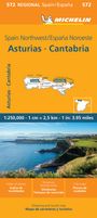 : Michelin Asturias, Cantabria. Motoring and tourist map 1:250.000, KRT