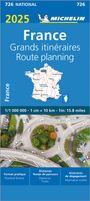 Michelin: France Route Planning 2025 - Michelin National Map 726, KRT