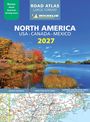 "North America USA · Canada · Mexico 2027. Bonus: North American driving tours. Road Atlas Large Format. Naturfoto mit Herbstbäumen."