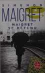 Georges Simenon: Maigret se défend, Buch