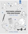 SimplePaper: Zeichnen lernen für Einsteiger: das Übungsbuch mit modernen Motiven und detaillierter step-by-step Anleitung | für Kinder & Erwachsene | 90+ Motive in Farbe für Anfänger, Buch