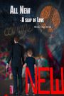 Texte: "ALL NEW - A slap of Love", "Michael Tomaschautzki", "NEW". Ein Mann im Anzug hält die Hand eines Jungen.