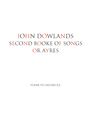 JOHN DOWLANS SECOND BOOKE OF SONGS OR AYRES. Unten steht FRANK PSCHICHHOLZ. Schlichtes, minimalistisches Design.