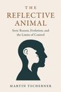 "The Reflective Animal: Stoic Reason, Evolution, and the Limits of Control" von Martin Tscherner. Silhouette von Mensch und Affe.
