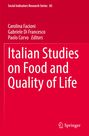 : Italian Studies on Food and Quality of Life, Buch