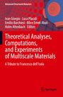 : Theoretical Analyses, Computations, and Experiments of Multiscale Materials, Buch