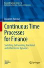 Donatien Hainaut: Continuous Time Processes for Finance, Buch