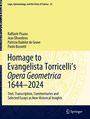 Raffaele Pisano: Homage to Evangelista Torricelli's Opera Geometrica 1644-2024, Buch