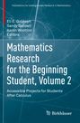 : Mathematics Research for the Beginning Student, Volume 2, Buch