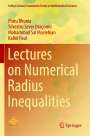 Pintu Bhunia: Lectures on Numerical Radius Inequalities, Buch