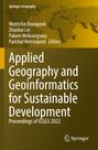 : Applied Geography and Geoinformatics for Sustainable Development, Buch
