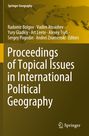 : Proceedings of Topical Issues in International Political Geography, Buch