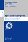 : Speech and Computer, Buch