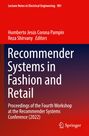 : Recommender Systems in Fashion and Retail, Buch