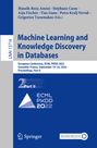 : Machine Learning and Knowledge Discovery in Databases, Buch