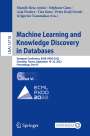 : Machine Learning and Knowledge Discovery in Databases, Buch