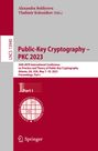 : Public-Key Cryptography ¿ PKC 2023, Buch