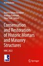 : Conservation and Restoration of Historic Mortars and Masonry Structures, Buch