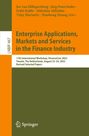 : Enterprise Applications, Markets and Services in the Finance Industry, Buch