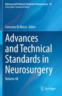 : Advances and Technical Standards in Neurosurgery, Buch