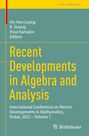 : Recent Developments in Algebra and Analysis, Buch