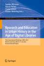: Research and Education in Urban History in the Age of Digital Libraries, Buch