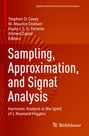 : Sampling, Approximation, and Signal Analysis, Buch