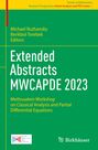 : Extended Abstracts MWCAPDE 2023, Buch