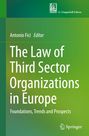 : The Law of Third Sector Organizations in Europe, Buch