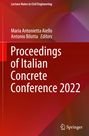 : Proceedings of Italian Concrete Conference 2022, Buch