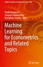 : Machine Learning for Econometrics and Related Topics, Buch