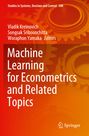 : Machine Learning for Econometrics and Related Topics, Buch