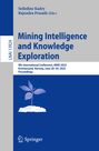 : Mining Intelligence and Knowledge Exploration, Buch