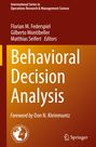: Behavioral Decision Analysis, Buch
