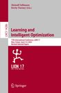 : Learning and Intelligent Optimization, Buch