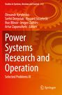 : Power Systems Research and Operation, Buch