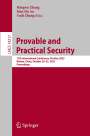 : Provable and Practical Security, Buch