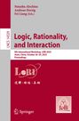 : Logic, Rationality, and Interaction, Buch