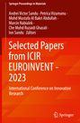 : Selected Papers from ICIR EUROINVENT - 2023, Buch
