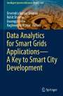 : Data Analytics for Smart Grids Applications¿A Key to Smart City Development, Buch