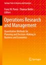 : Operations Research and Management, Buch