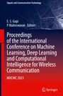 : Proceedings of the International Conference on Machine Learning, Deep Learning and Computational Intelligence for Wireless Communication, Buch