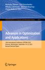 : Advances in Optimization and Applications, Buch