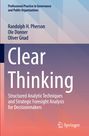 Randolph H. Pherson: Clear Thinking, Buch