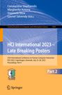 : HCI International 2023 ¿ Late Breaking Posters, Buch