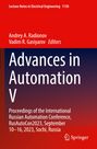 : Advances in Automation V, Buch