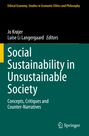 : Social Sustainability in Unsustainable Society, Buch