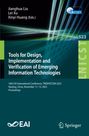 : Tools for Design, Implementation and Verification of Emerging Information Technologies, Buch