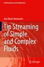 José María Montanero: Tip Streaming of Simple and Complex Fluids, Buch