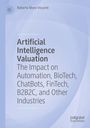 Titel: "Artificial Intelligence Valuation"
Untertitel: Auswirkungen auf Automation und andere Branchen
Blauer Hintergrund.